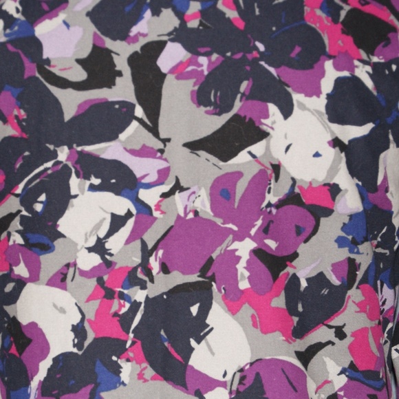 THAKOON Floral Trench Rain Coat Jacket sz S - Picture 2 of 7